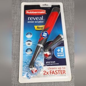 Brand New Rubbermade Reveal Power Scrubber. Battery Powered